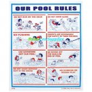 Valterra Products 8703 18" x 24" Blue Devil Sign - Our Pool Rules