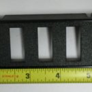 Federated Switch Panel Mounts Three Rounds Hole 7/17"X1 1/8 83062-3 830623 New!