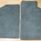 Universal Carpeted Floor Mats 2 Front LH and RH Plush Carpet Light Grey