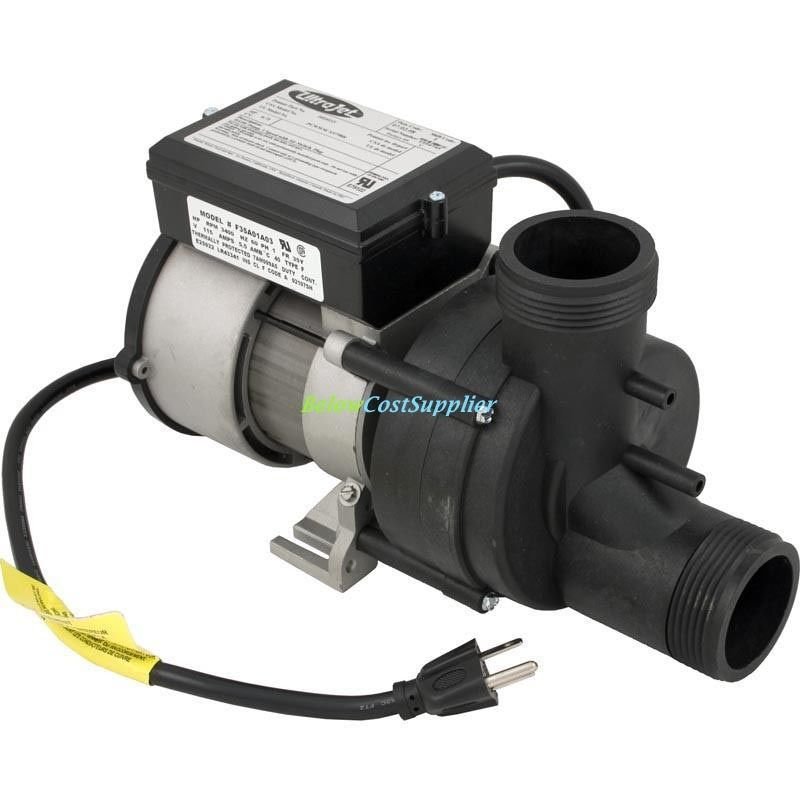 Balboa 1050031 Vico Wow Bath Pump .75HP 115V Nema Cord Air Switch