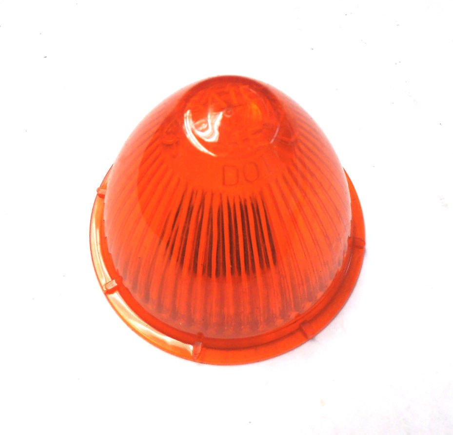 Orange Amber Truck Beehive Light Lamp Lens SATE LITE 157 Replaces Grote 90303