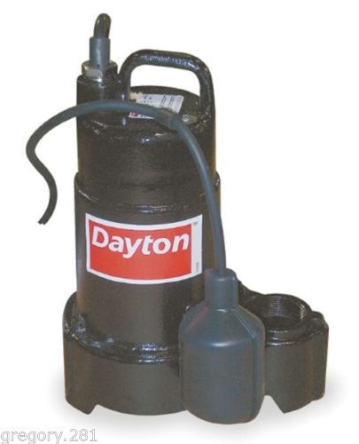 Dayton 4HU70 Submersible Effluent Pump 1/2HP