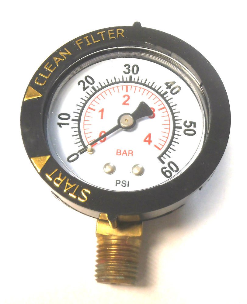 Pentair FNS 190058 Clean And Clear Predator Pool Filter Pressure Gauge