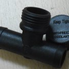 Flush "T" Tee for Coolant System T-34 T34  Radiator Flush Tee (3/4 inches) - NEW