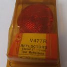 Peterson V477R Reflectors Sealed 2" round  (set of 2) Free Shipping! Brand New