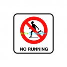 Inlays V621505 6" x 6" Pool Tile Safety Messages - No Running