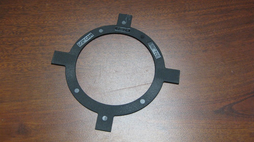 71624 Full Contact Rear Wheel Alignment Shim 3/16" Chevrolet Nova Toyota Camry