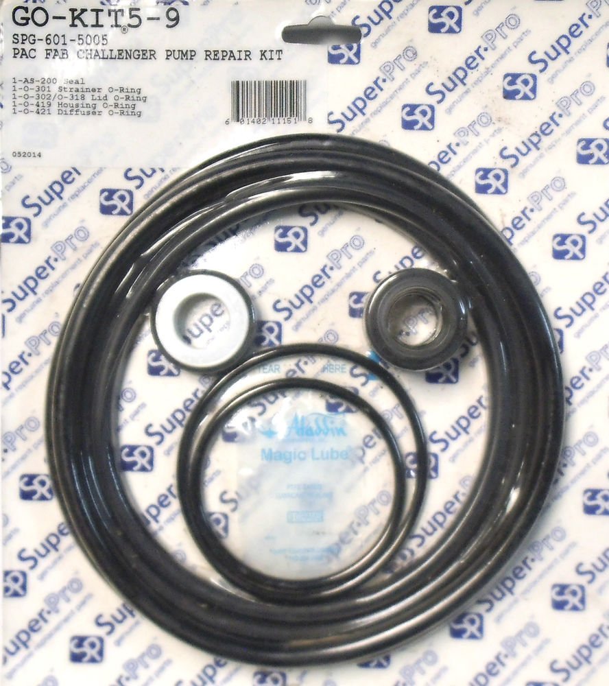 Super-Pro GO-KIT5-9 PAC FAB Challenger Pump Repair Kit GOKIT59 SPG-601-5005