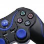 FS995057 Dualshock Black/Blue Wireless Bluetooth Game Controller For Sony PS3