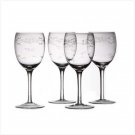 Etched Wine Glasses
