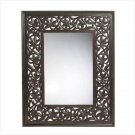 Carved Leaf-Framed Mirror