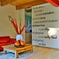 (25''x35'') Vinyl Wall Decal Quote In this House We Are Family, Art Decor Sticker + Free Decal Gift!
