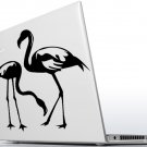 (8''x8'') Vinyl Wall Decal Flamingo Couple Birds Romantic Love Art Decor Sticker + Free Decal Gift
