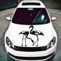 (20''x20'') Vinyl Wall Decal Flamingo Couple Birds Romantic Love Art Decor Sticker + Free Decal Gift