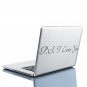 (8''x2'') Vinyl Wall Decal Quote P.S. I Love You / Inspirational Decor Sticker + Free Decal Gift!