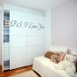 (16''x3'') Vinyl Wall Decal Quote P.S. I Love You / Inspirational Decor Sticker + Free Decal Gift!