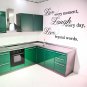 (24''x16'') Vinyl Wall Decal "Live Laugh Love" / Inspirational Text Decor Sticker + Free Decal Gift!