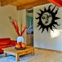 (31''x29'') Vinyl Wall Decal Sun & Moon / Crescent Ethical Symbol Decor Sticker + Free Decal Gift!