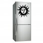 (39''x36'') Vinyl Wall Decal Sun & Moon / Crescent Ethical Symbol Decor Sticker + Free Decal Gift!