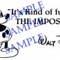 (16''x8'') Vinyl Wall Decal Mickey Mouse Walt Disney Sticker Art Decor Home + Free Decal Gift!