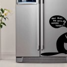 (31''x39'') Vinyl Fridge Decal Cute Curious Cat / Decor Sticker, Fridge Sticker + Free Decal Gift!