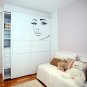 (28''x27'') Vinyl Wall Decal Womens Elegant Face Silhouette Art Decor Sticker + Free Decal Gift!