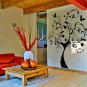 (51''x55'') Vinyl Wall Decal Huge Tree With Butterflies & Leaves Decor Sticker + Free Decal Gift!