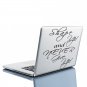 (10''x16'') Vinyl Wall Decal Quote Shape up and Never Give Up / Art Decor Sticker + Free Decal Gift!