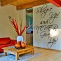 (18''x28'') Vinyl Wall Decal Quote Shape up and Never Give Up / Art Decor Sticker + Free Decal Gift!