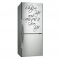 (26''x39'') Vinyl Wall Decal Quote Shape up and Never Give Up / Art Decor Sticker + Free Decal Gift!