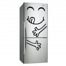 (12''x24'') Vinyl Fridge Decal Cute Happy Yummy Face / Decor Refrigerator Sticker + Free Decal Gift!