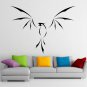 (24''x17'') Vinyl Wall Decal Phoenix With Open Wings / Fire Bird Decor Sticker + Free Decal Gift!