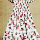 Girls White Floral Dress