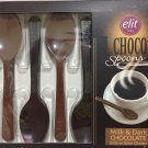 ELIT 1924 Chocolate 6 Spoons (Milk & Dark Chocolate) 54g Turkey Import