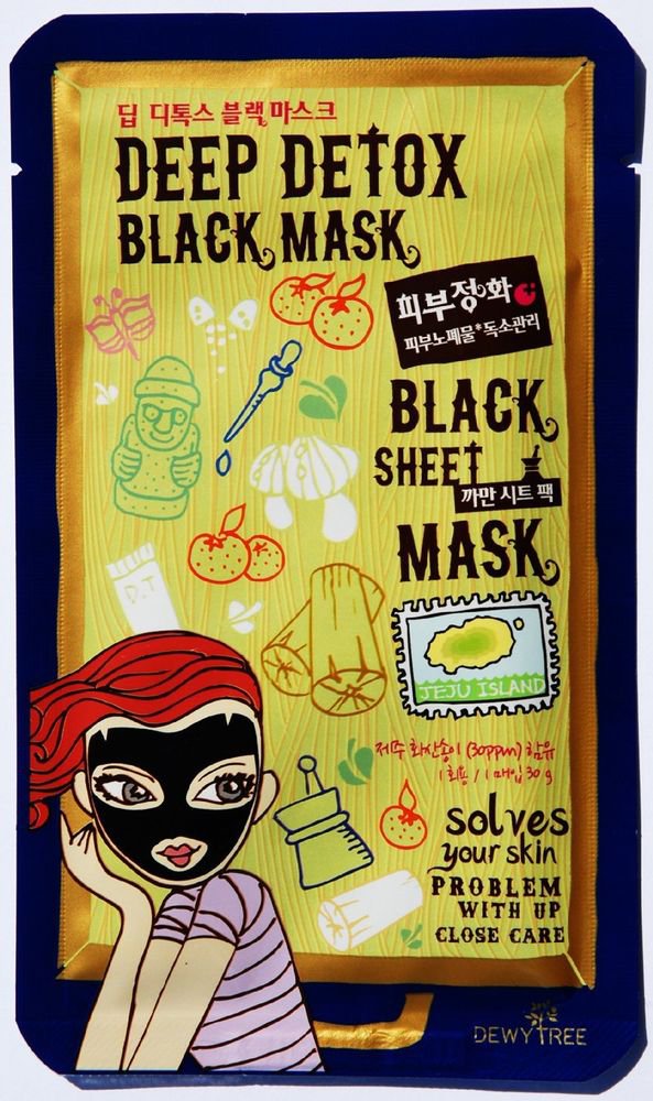DEWYTREE Deep Detox Black Mask Set, 10 pieces/ Pack