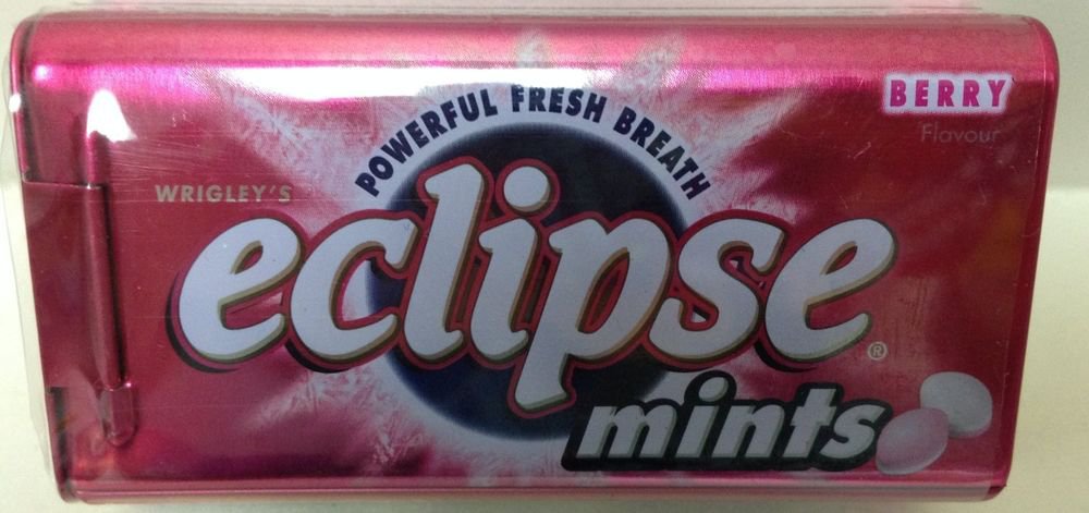 (Pack of 8) Eclipse Sugarfree Mints - Berry