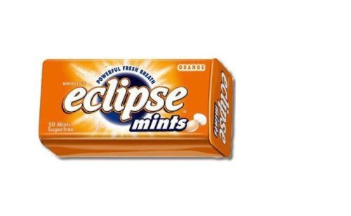 (Pack of 8) Eclipse Sugarfree Mints - Orange