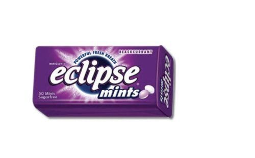 (Pack of 8) Eclipse Sugarfree Mints - Blackcurrant