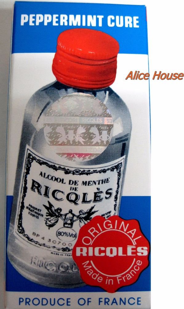6 Bottles Ricqlea Peppermint cure- E28-AID-SOLSTICE