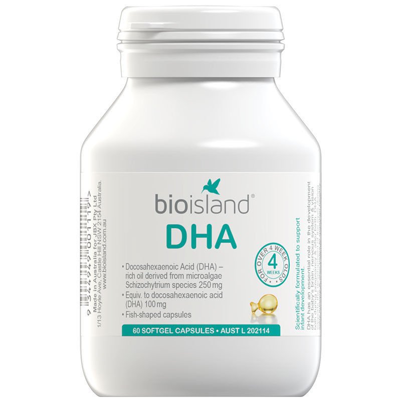 Bio Island DHA 60 Capsules (Australia Import)