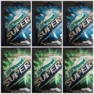 Wrigley's Airwaves Super Peppermint x 3 & Menthol x 3 (25g) total 6 packs