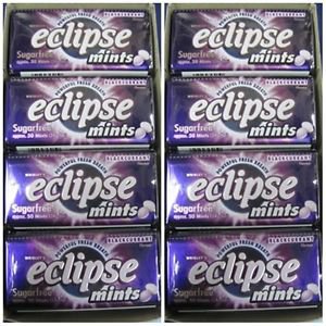 (Pack of 16) Eclipse Sugarfree Mints - Blackcurrant 34g