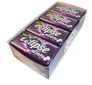 (Pack of 8) Eclipse Sugarfree Mints - Blackcurrant 34g