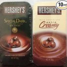 (Pack of 10) Hershey's Milk Chocolate & Dark 65% CACAO Chocolate 2 tastes
