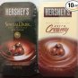 (Pack of 10) Hershey's Milk Chocolate & Dark 65% CACAO Chocolate 2 tastes