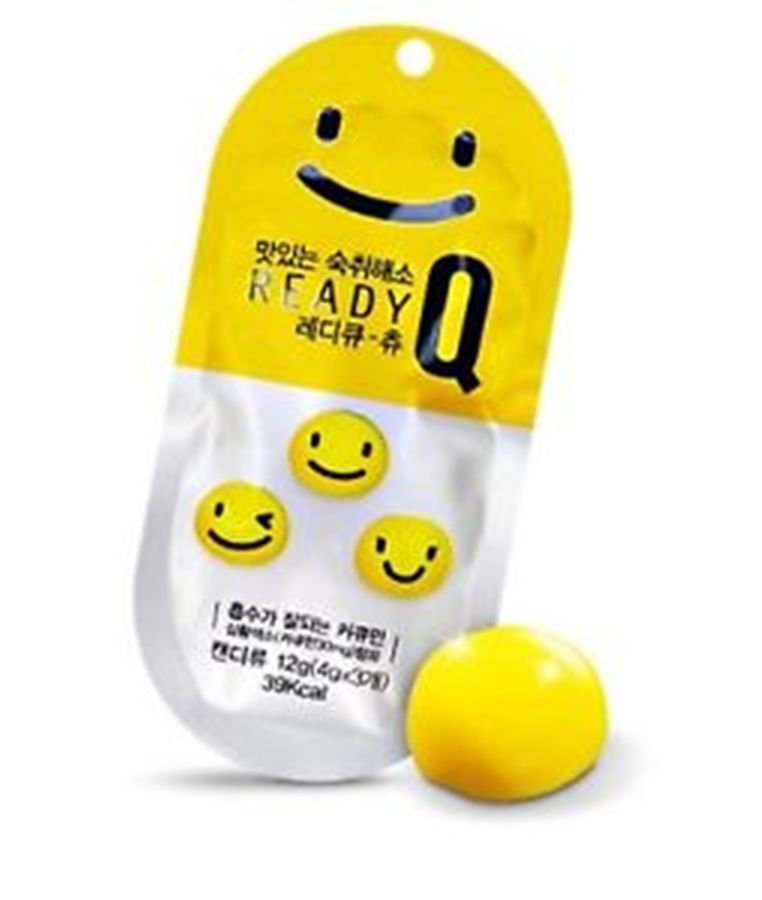 5 PACK OF READY Q CHEW JELLY RELIEVE HANGOVER JELLY 12G, 43KCAL