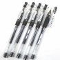 5 x Pilot Hi-tec-c Gel Rolling Ball Pens, Ultra Fine Point, 0.3mm black Ink