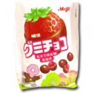 6 Packs of MEIJI STRAWBERRY GUMMY CHOCOLATE 53G
