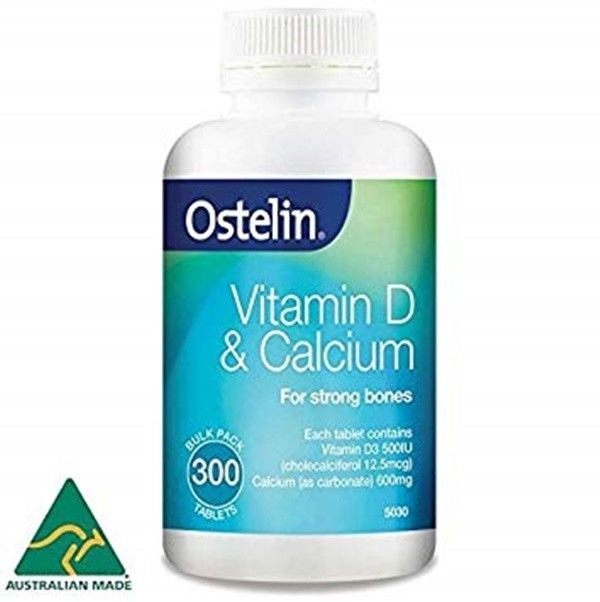 Ostelin Vitamin D & Calcium 300 Tablets (Australia Import)