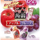 Orihiro plan du Puru do and konjac jelly pouch apple + grape 20gx12 pieces x 6